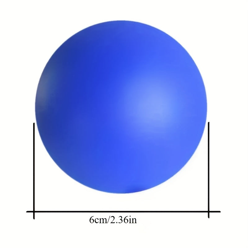 1pc Silicone High-Elastic Grip Ball - Blue Finger Strengthening & Muscle Training Exerciser, Hand Massage Squeeze for Improved Dexterity and Flexibilit