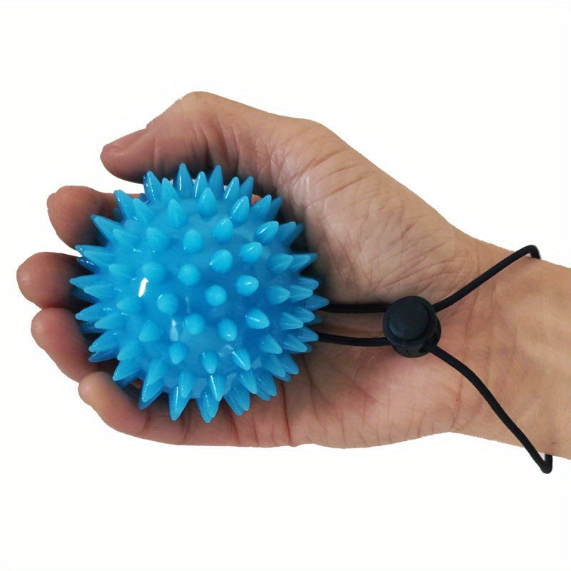 1pc Rubber Finger Grip Ball for Hand Massage and Relax Rehabilitation