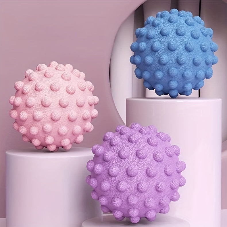 Fascia Ball, Raised Point Massage Ball, TPR Yoga Ball, Waist Back, Foot Massage Ball, Suitable for Home Gym