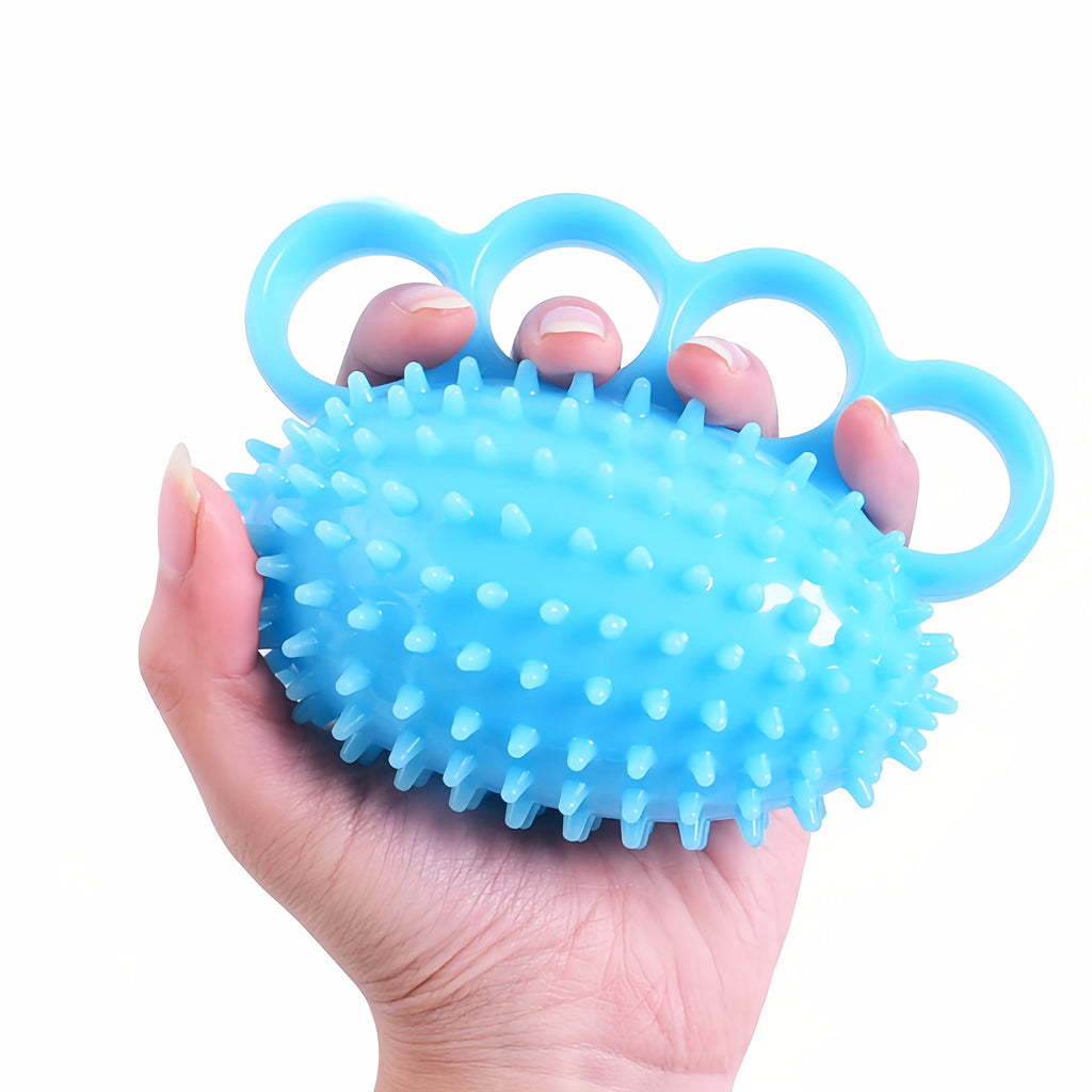 TPU Hand Grip Strengthener, Finger Exerciser, Strength Training Grip Trainer, Uncharged, Durable Exercise Equipment for Improved Hand Strength - Available in Yellow, Blue, Pink