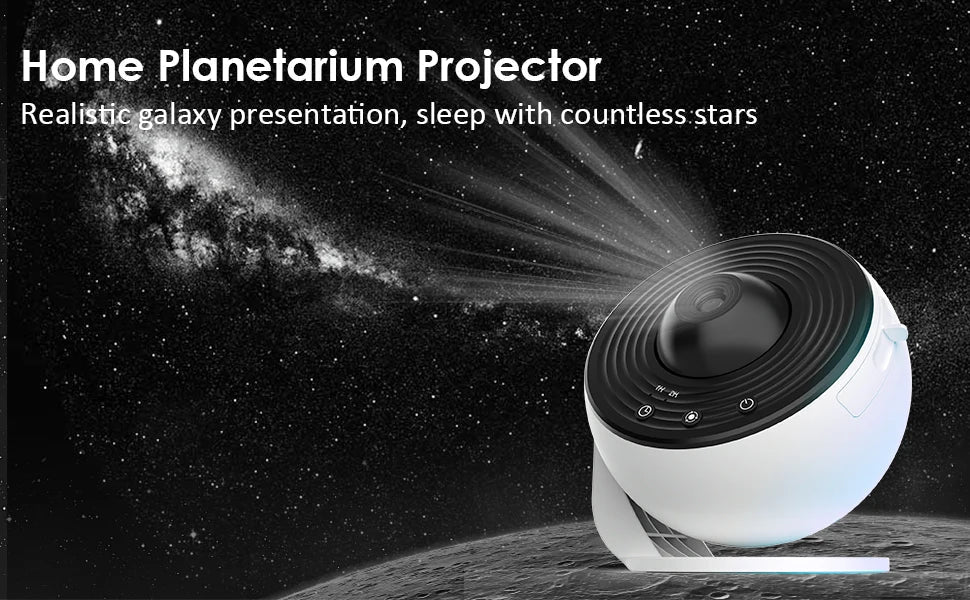 Galaxy Projector for Bedroom 13 Film Discs HD Image Star Projector Night Light 360° Rotating Children's Planetarium Projector