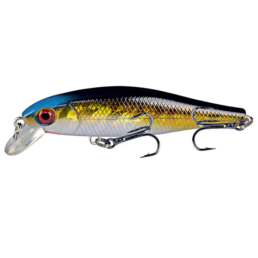 5pcs/box 8.5cm/9.2g Premium Sinking Minnow Jerkbait Fishing Lures Lifelike Wobbler Swimbait for Effective Bass, Pike Hard Bait