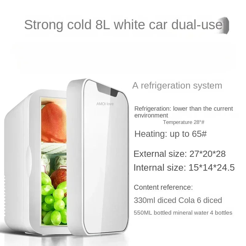 Mini Refrigerator Frozen Refrigerated Home Dormitory Car Office Student Small Freezer refrigerador domestico