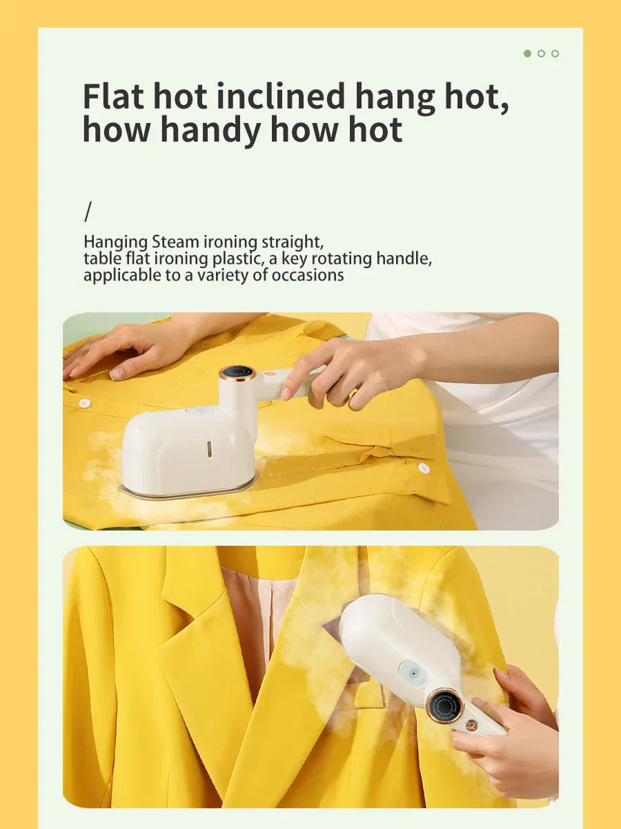 Electric Iron Handheld Hanging Ironing Machine Household Ironing Machine Mini Travel Folding Wet and Dry Dual Use Steam Iron