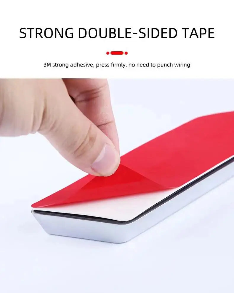 2pcs Car Solar Flashing LED Warning Lights Universal Adjustable Automotive Parking Rearing Warning Light Car Styling Accessories