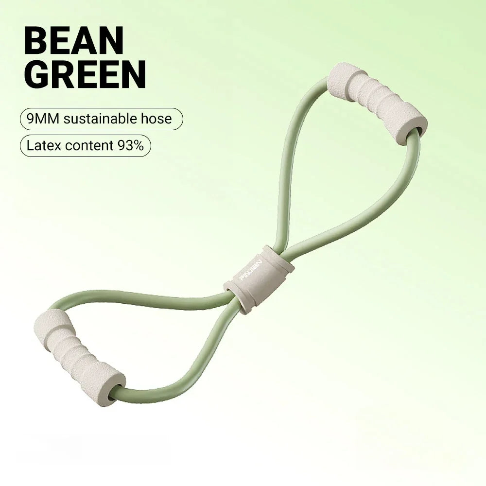 Tension Rope Yoga Gym Latex Rubber Arm Resistance 8-shaped Fitness Strength Equipment Home Gym Chest Expander Elastic Band