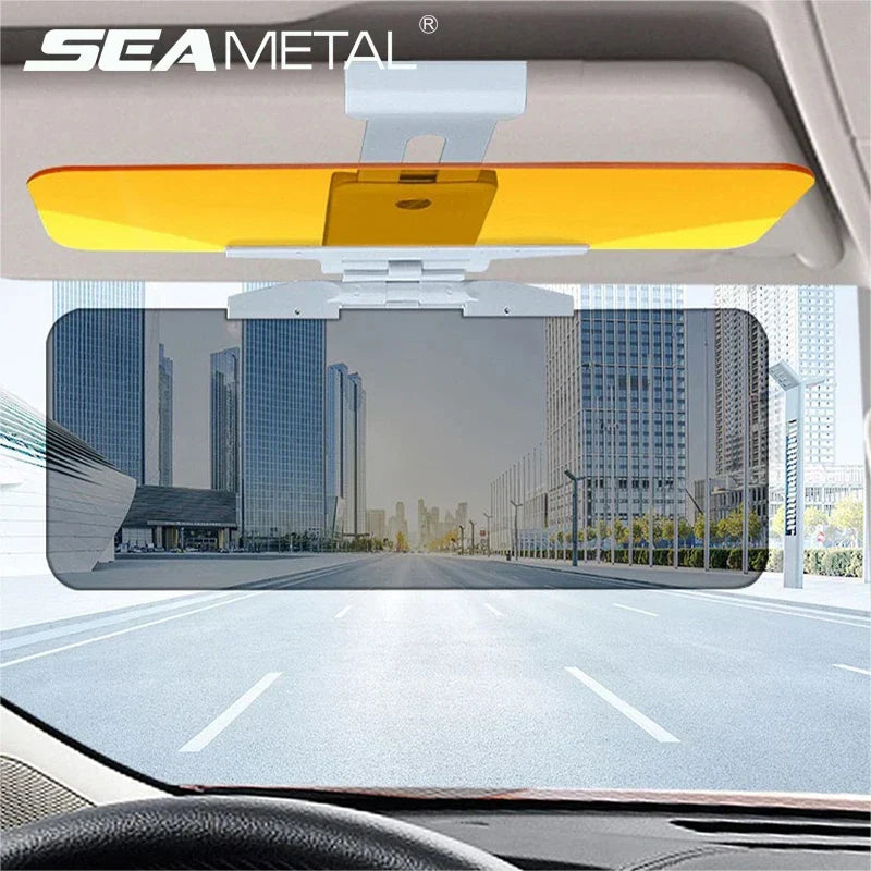 Car Sun Visor Polarized Anti Glare Sun Visor Extender Anti-Dazzle UV Blocking Sunshade HD Night Vision Driving Goggle Sun Shade