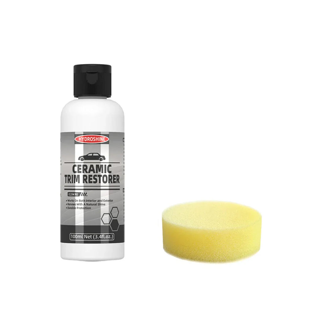 Hydroshine Ceramic Trim Restorer Gel Plastic Vinyl Plastic Rubber Dressing Interior Detailer Leather Care Protect Car Care