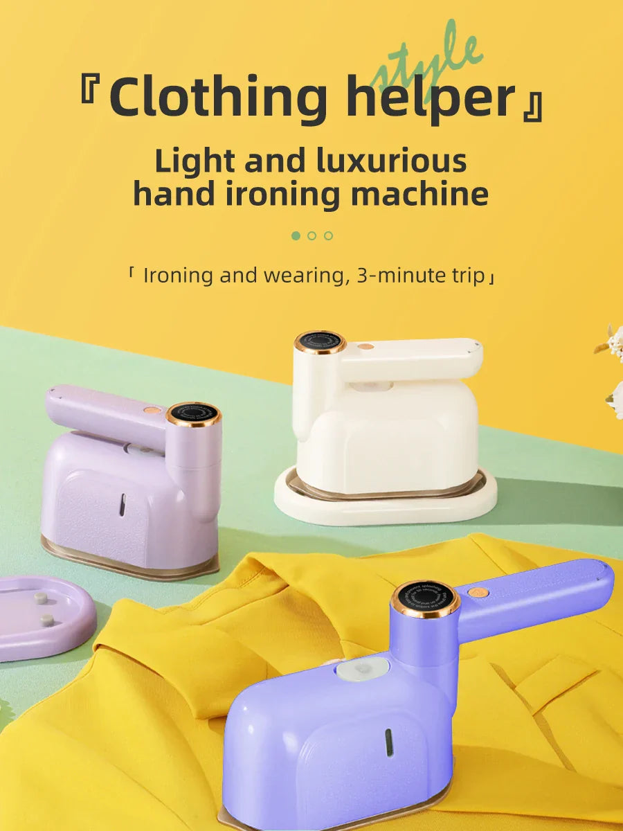 Electric Iron Handheld Hanging Ironing Machine Household Ironing Machine Mini Travel Folding Wet and Dry Dual Use Steam Iron
