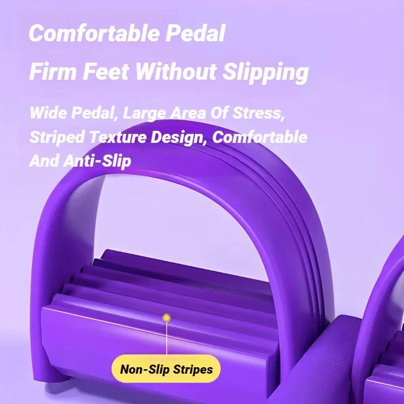 6-Tube Yoga Exercise Band Pedal Puller Band Elastic Pull Rope Flexipull Weerstandstrainer Resistance Bands for Abdomen Wais H4R6