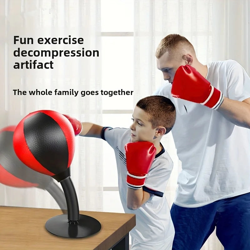 (Recommended By The United States)Desktop Boxing Speed Reaction Ball - A Children's Toy Training Equipment Suitable For Both Boy