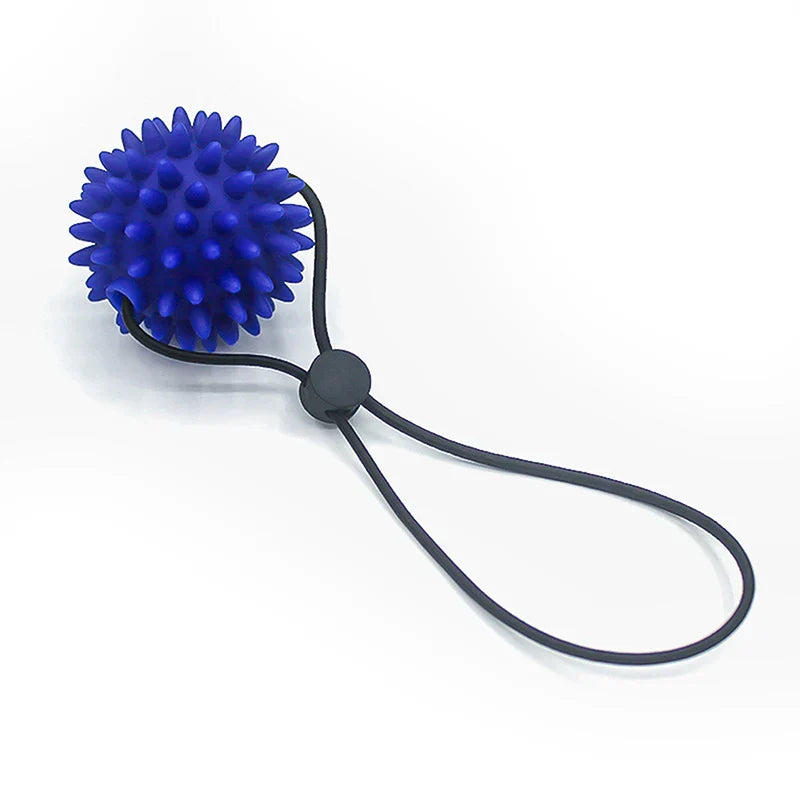 1PC Hand & Foot Relaxation Massage Ball; Soft Thorn Grip Enhancing Rehabilitation Tool