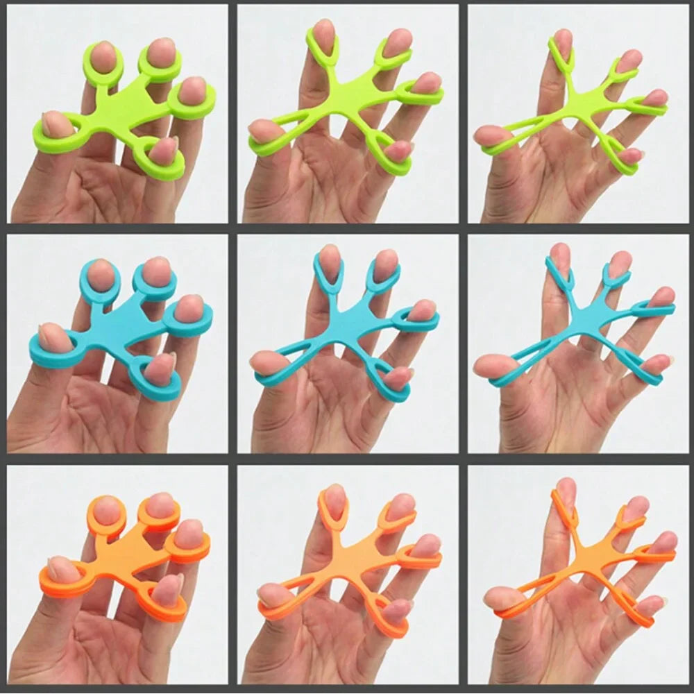 3pcs silicone finger massager, finger rehabilitation device, suitable for sports enthusiasts, office workers