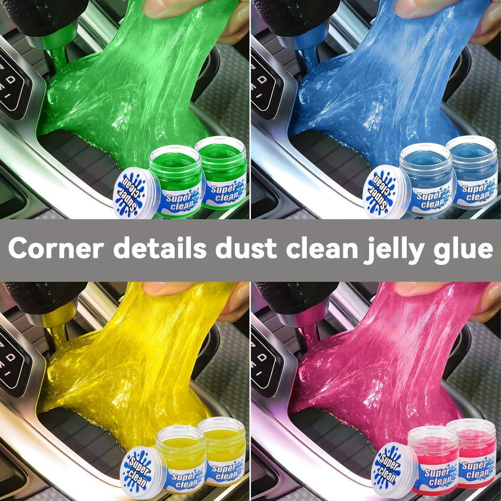 Car Cleaning Gel, Car Interior Maintenance Cleaning Products, Easy Cleaning Of Corner Dust, Car Universal, Daily Cleaning, Reusable Application Of Sticky Dust