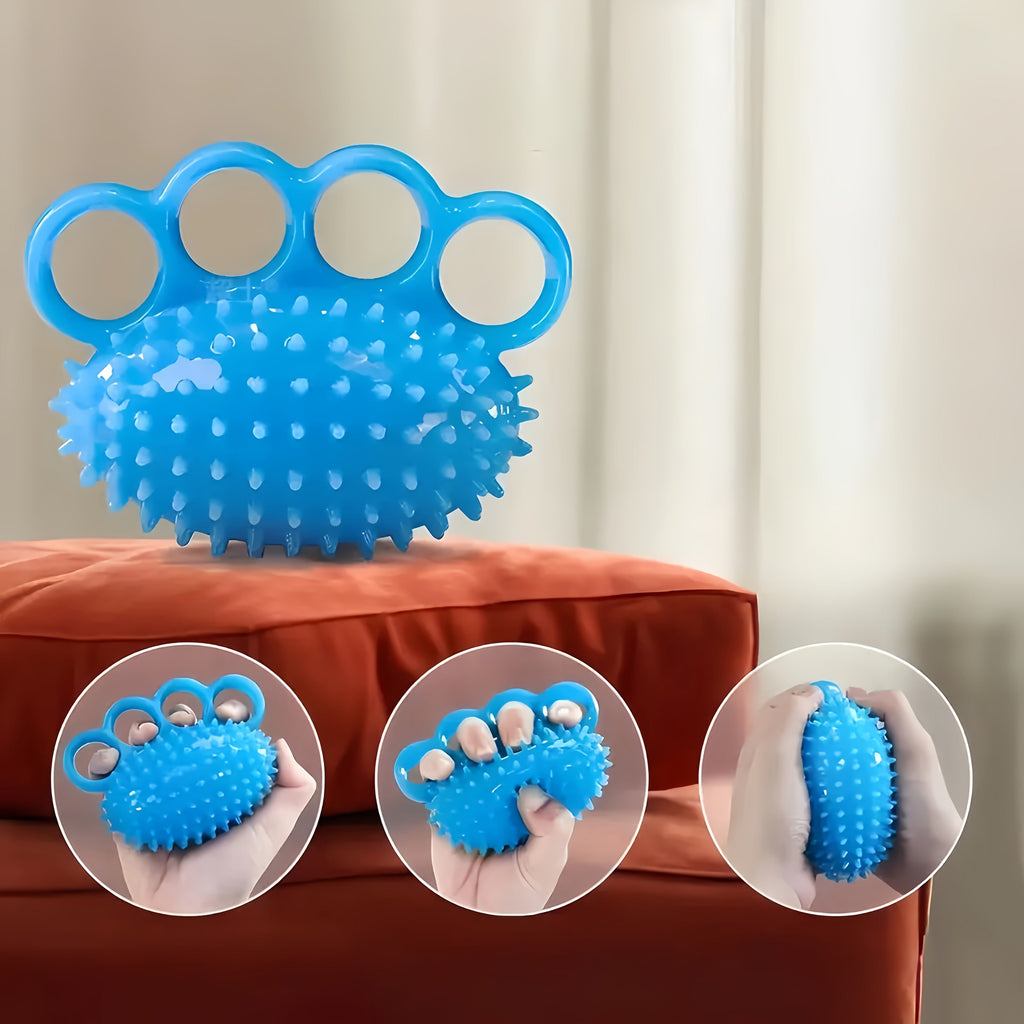 TPU Hand Grip Strengthener, Finger Exerciser, Strength Training Grip Trainer, Uncharged, Durable Exercise Equipment for Improved Hand Strength - Available in Yellow, Blue, Pink