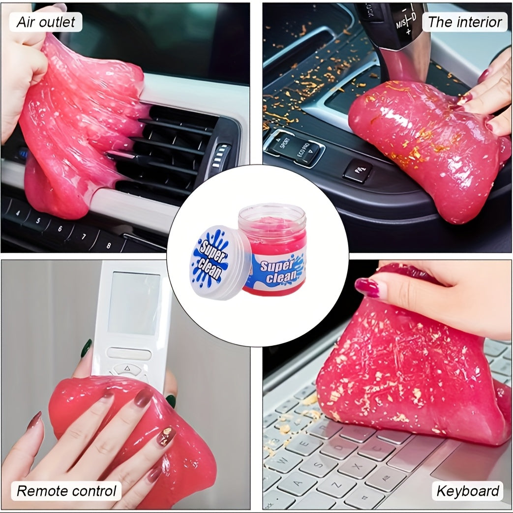Car Cleaning Gel, Car Interior Maintenance Cleaning Products, Easy Cleaning Of Corner Dust, Car Universal, Daily Cleaning, Reusable Application Of Sticky Dust