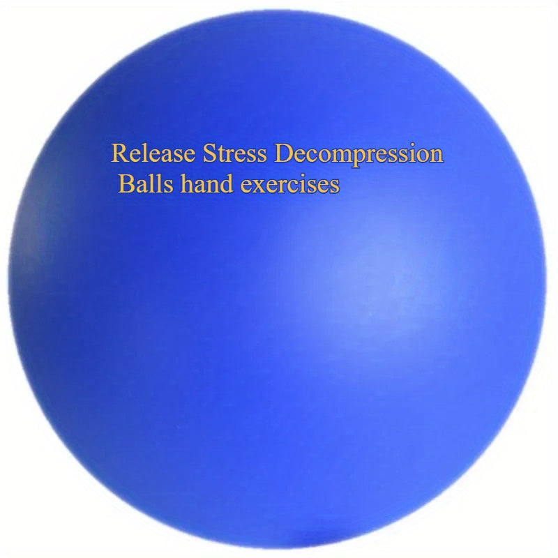 1pc Silicone High-Elastic Grip Ball - Blue Finger Strengthening & Muscle Training Exerciser, Hand Massage Squeeze for Improved Dexterity and Flexibilit